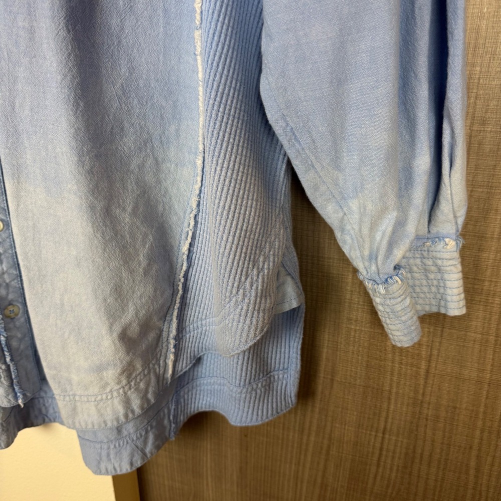 We the Free Cool N Clean Shirt Oversized Shirt Garment Dyed Size‎ Medium - Picture 8 of 16